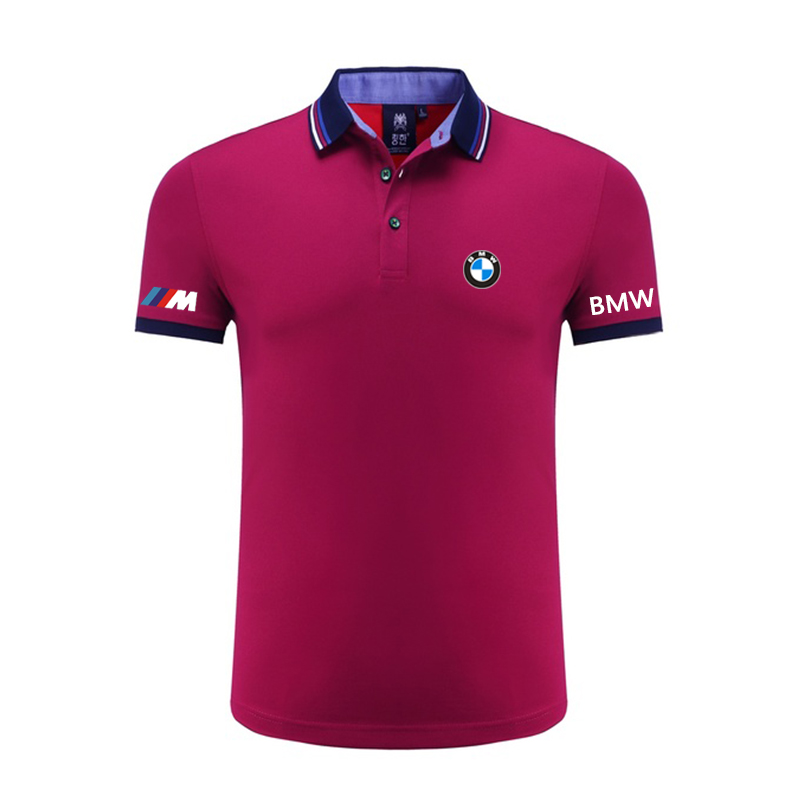 2022 Polo BMW Motorsport Col Contrasté Coton Homme Manche Courte